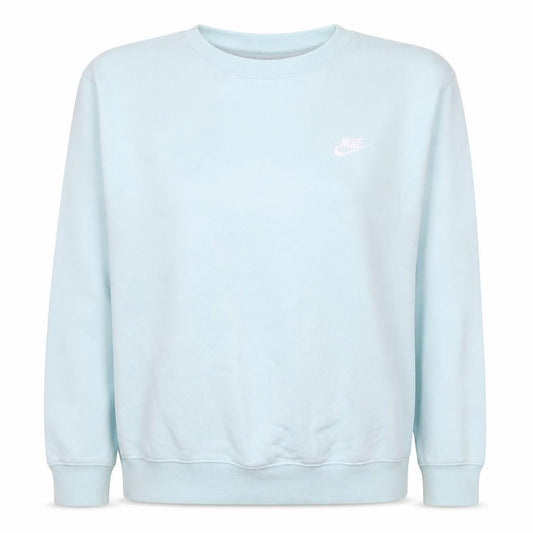 Front view of Nike Women’s Blue Cotton Blend Pullover Sweatshirt L