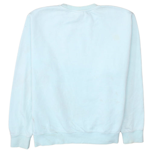 Nike Women’s Blue Cotton Blend Pullover Sweatshirt L