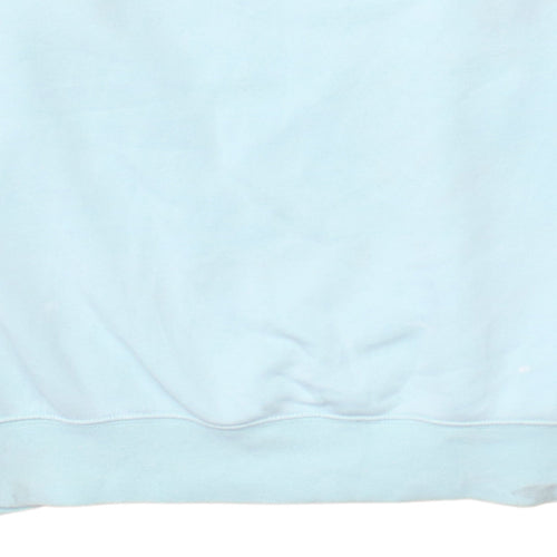 Nike Women’s Blue Cotton Blend Pullover Sweatshirt L