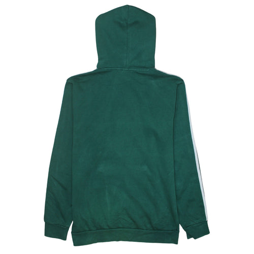 Adidas Men’s Green Pullover Hoodie Small Logo Hooded Sweatshirt