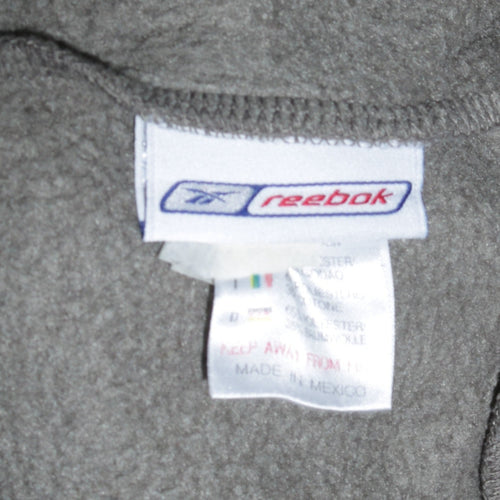 Reebok Men's Green Pullover Sweatshirt M Crew Neck Fleece