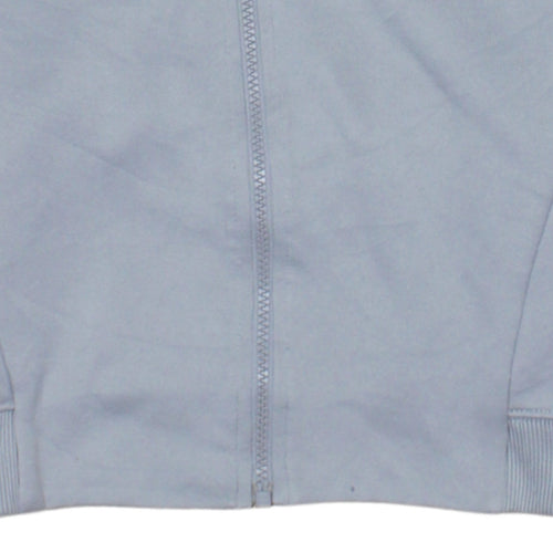 Nike Women’s Grey Full Zip Hoodie Small Polyester Cotton Blend