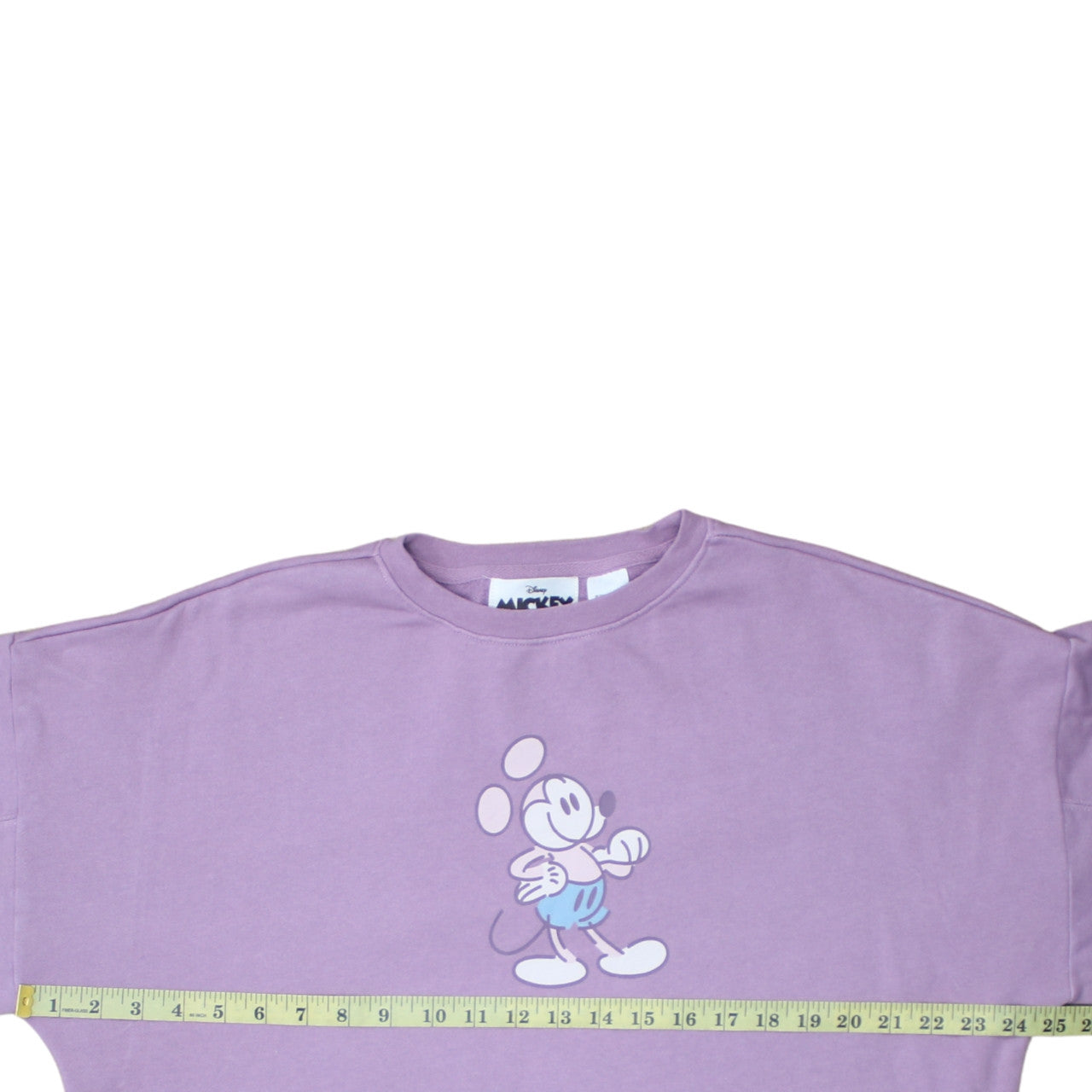 Disney Mickey Mouse Women's Purple Crew Neck Sweatshirt Size M