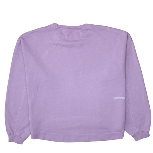 Disney Mickey Mouse Women's Purple Crew Neck Sweatshirt Size M
