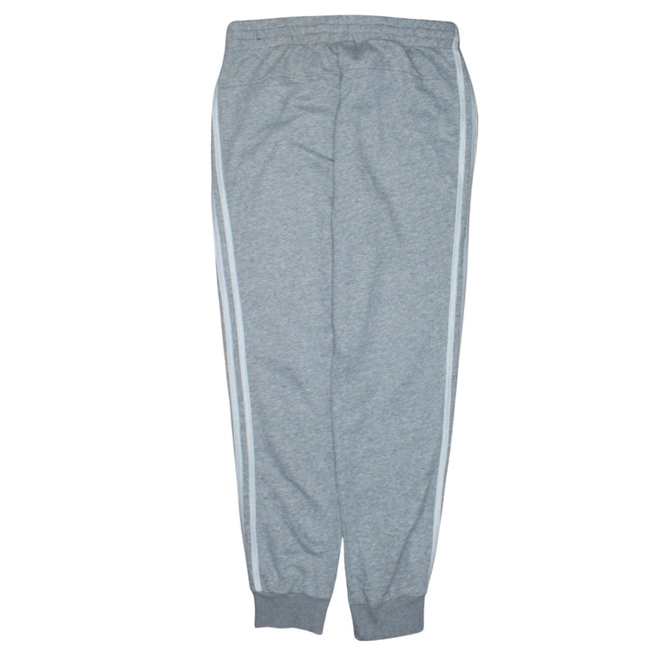 Adidas Womens Grey Jogger Trousers Size M Elastic Waist Comfort Fit