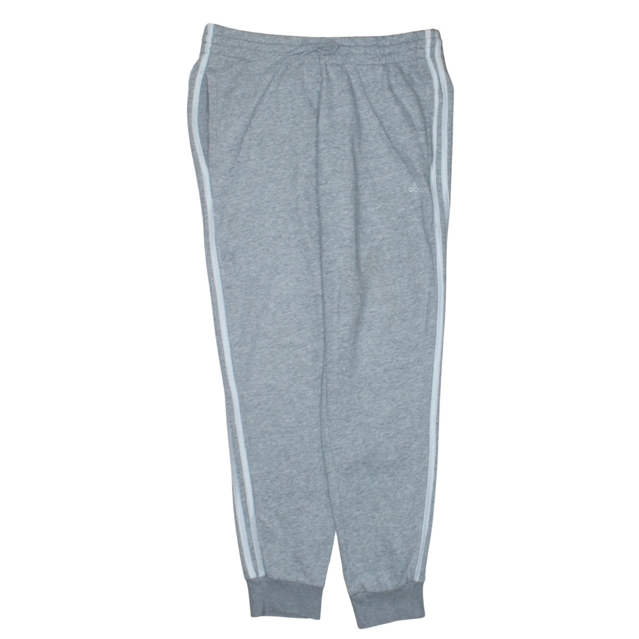 Adidas Womens Grey Jogger Trousers Size M Elastic Waist Comfort Fit