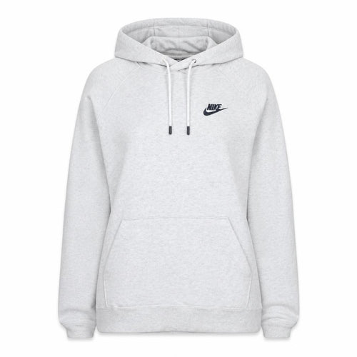 Nike Women’s Grey Pullover Hoodie Small Cotton Blend Sportswear