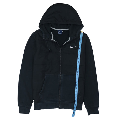 Nike Men's Black Full Zip Hoodie M Sports Fleece Sweatshirt