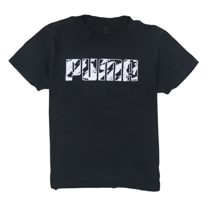 Puma Men's Black XL Sports Graphic Logo T-Shirt