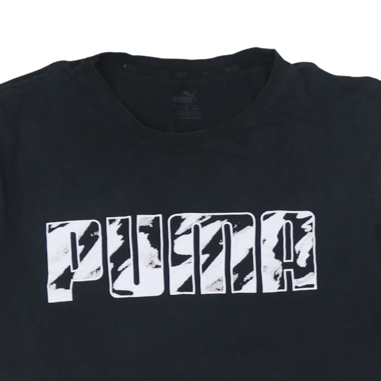 Puma Men's Black XL Sports Graphic Logo T-Shirt
