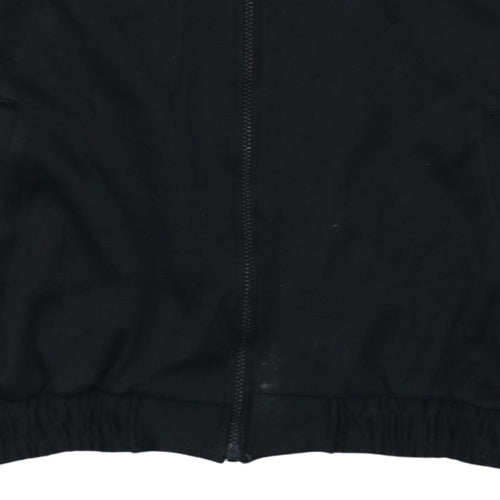 FILA Mens Black Red Full Zip Sports Sweatshirt 2XL