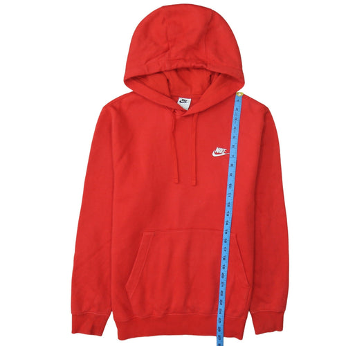 Nike Men's Red Pullover Hoodie Size S Fleece Sportswear