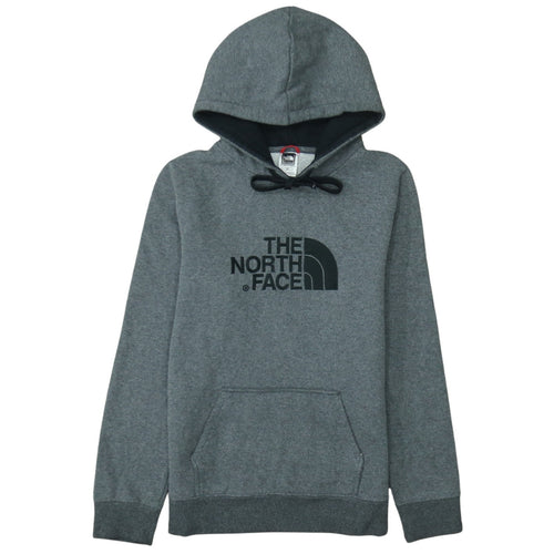 The North Face Womens Grey Pullover Hoodie Size S Cotton Blend