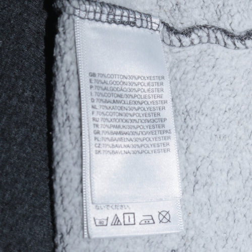 The North Face Womens Grey Pullover Hoodie Size S Cotton Blend
