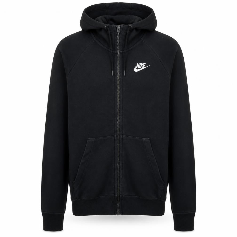 Nike Men's Black Full Zip Hoodie XS Fleece Sportswear