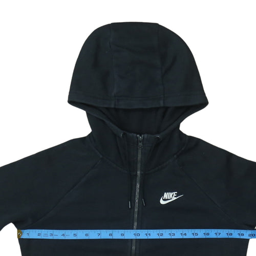 Nike Men's Black Full Zip Hoodie XS Fleece Sportswear