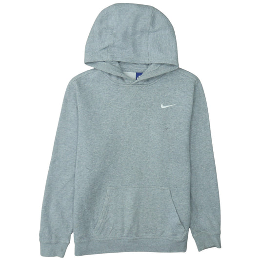 Nike Boys Grey Pullover Hoodie XL 13-15 Years Classic Fleece Sweatshirt