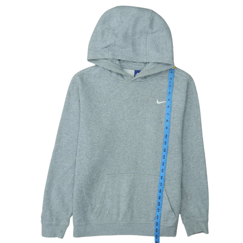 Nike Boys Grey Pullover Hoodie XL 13-15 Years Classic Fleece Sweatshirt
