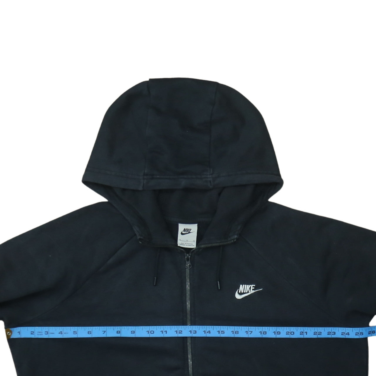Nike Men's Black XL Full Zip Hoodie Sweatshirt Fleece
