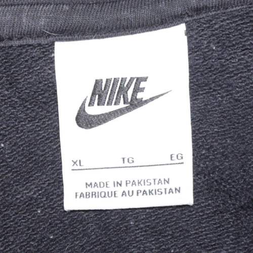 Nike Men's Black XL Full Zip Hoodie Sweatshirt Fleece