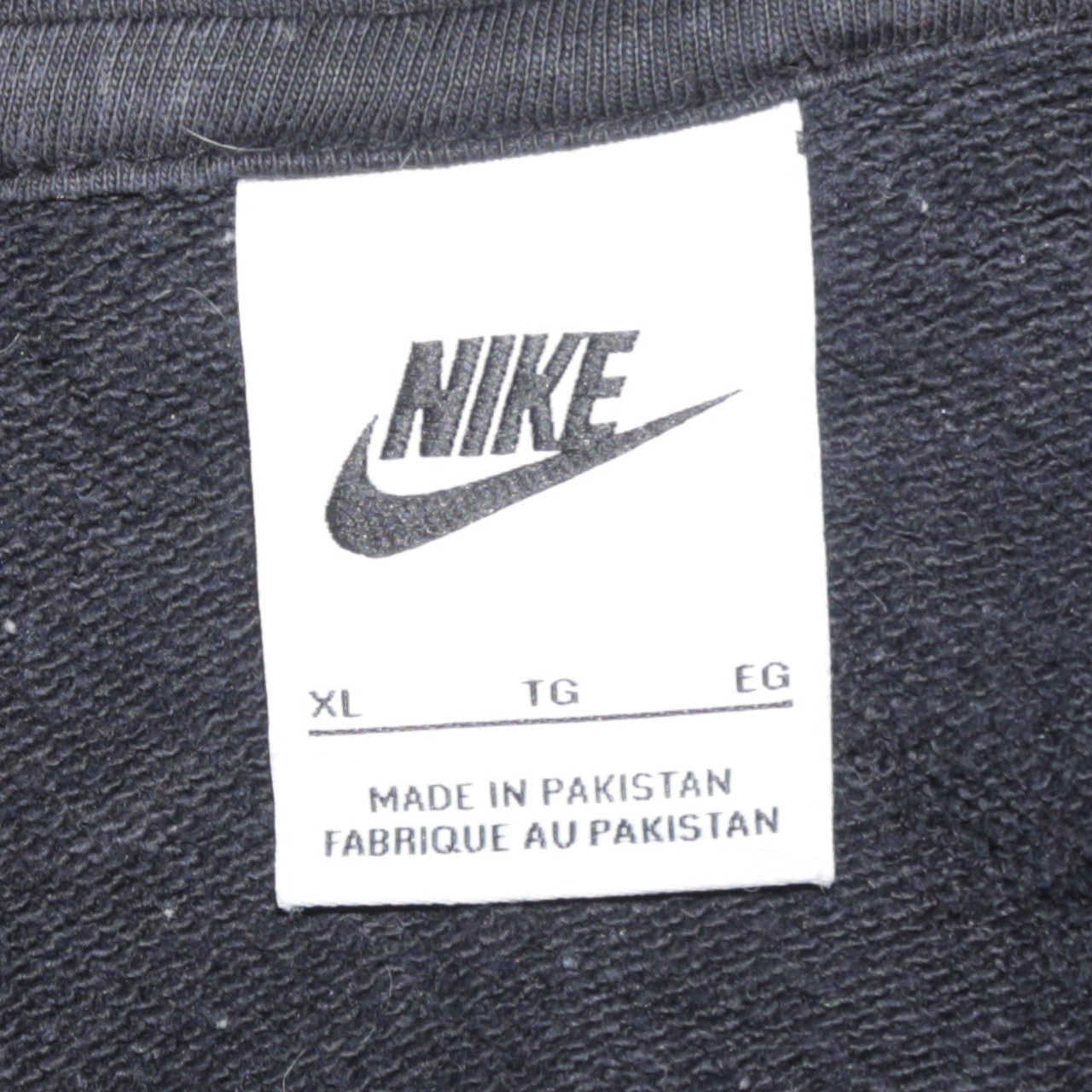 Nike Men's Black XL Full Zip Hoodie Sweatshirt Fleece
