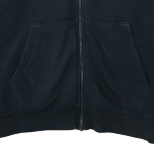 Nike Men's Black XL Full Zip Hoodie Sweatshirt Fleece