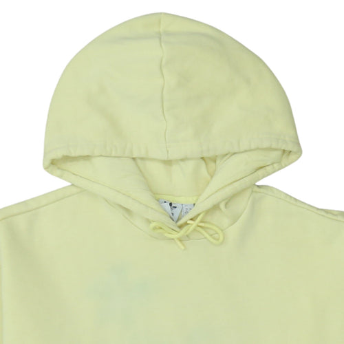 Adidas Womens Yellow Hoodie XL Pullover Hooded Sweatshirt