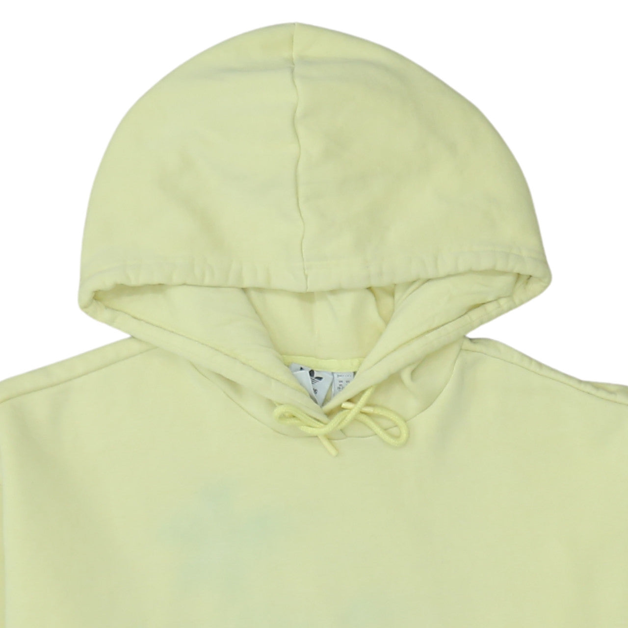 Adidas Womens Yellow Hoodie XL Pullover Hooded Sweatshirt