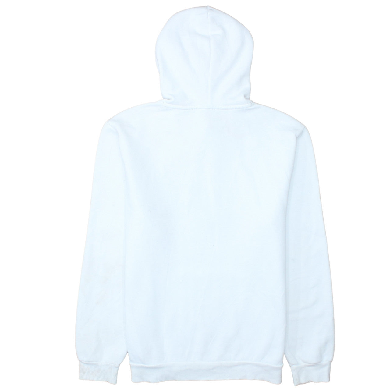 Puma Mens White Small Pullover Hoodie Logo Fleece Sweatshirt