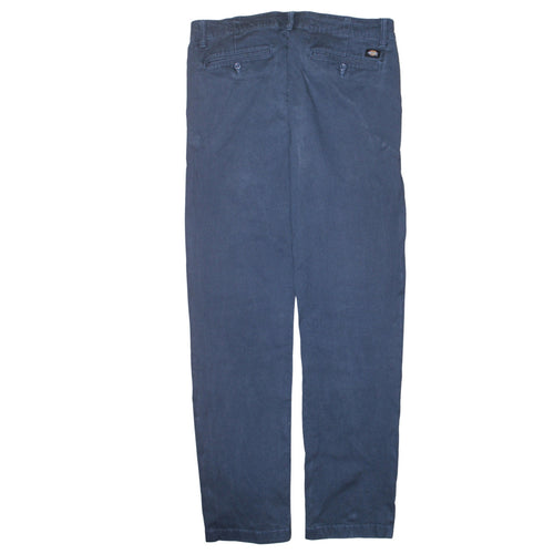 Dickies Men's Blue Chino Trousers 33W 32L Regular Fit Workwear