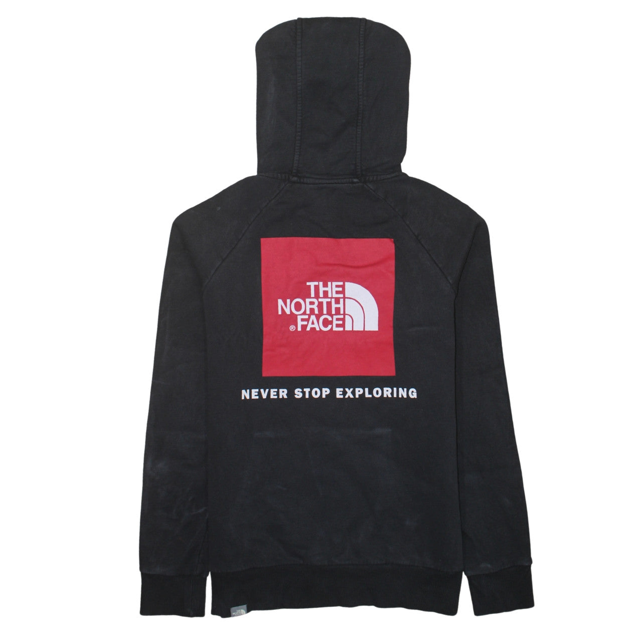 The North Face Men's Black L Pullover Hoodie Lined Logo Outdoor