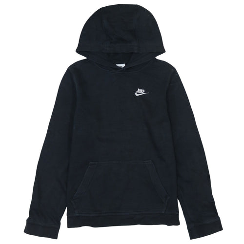 Nike Boys Black Pullover Hoodie XL 158-170cm Cotton Blend Casual