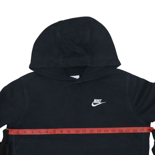 Nike Boys Black Pullover Hoodie XL 158-170cm Cotton Blend Casual