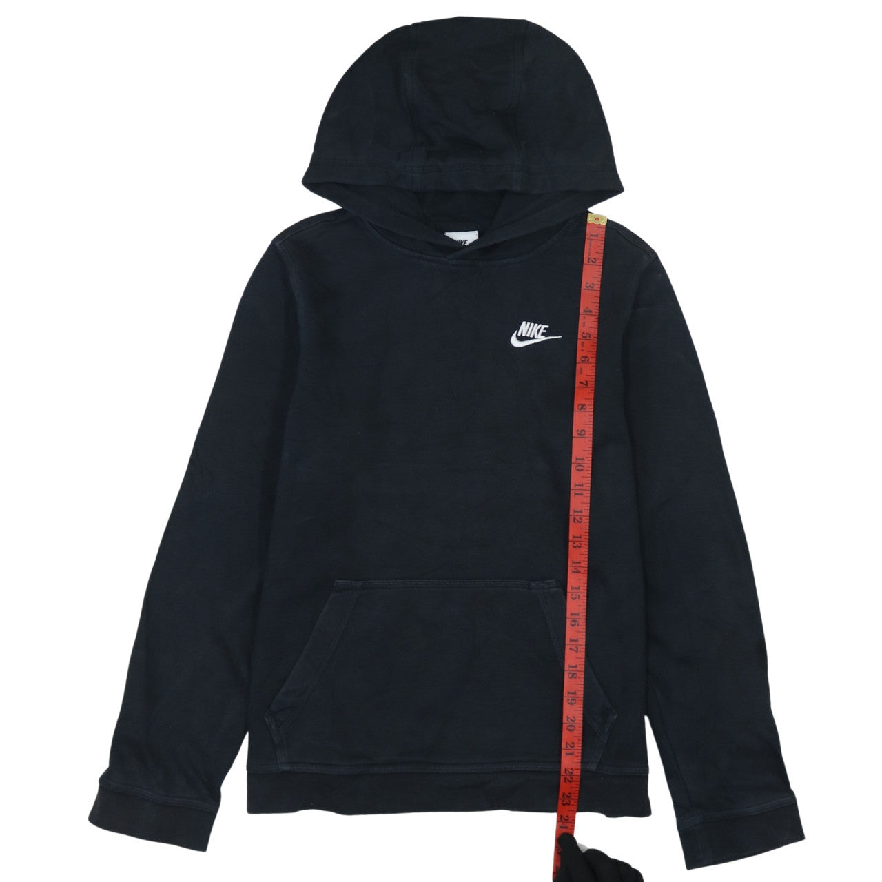 Nike Boys Black Pullover Hoodie XL 158-170cm Cotton Blend Casual