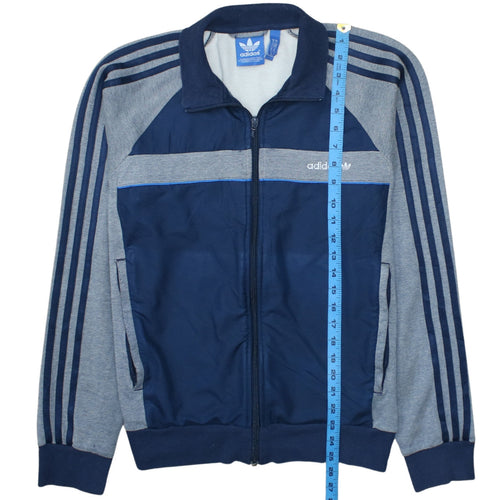 Adidas Men's Blue Full Zip Tracksuit Sweatshirt Size M