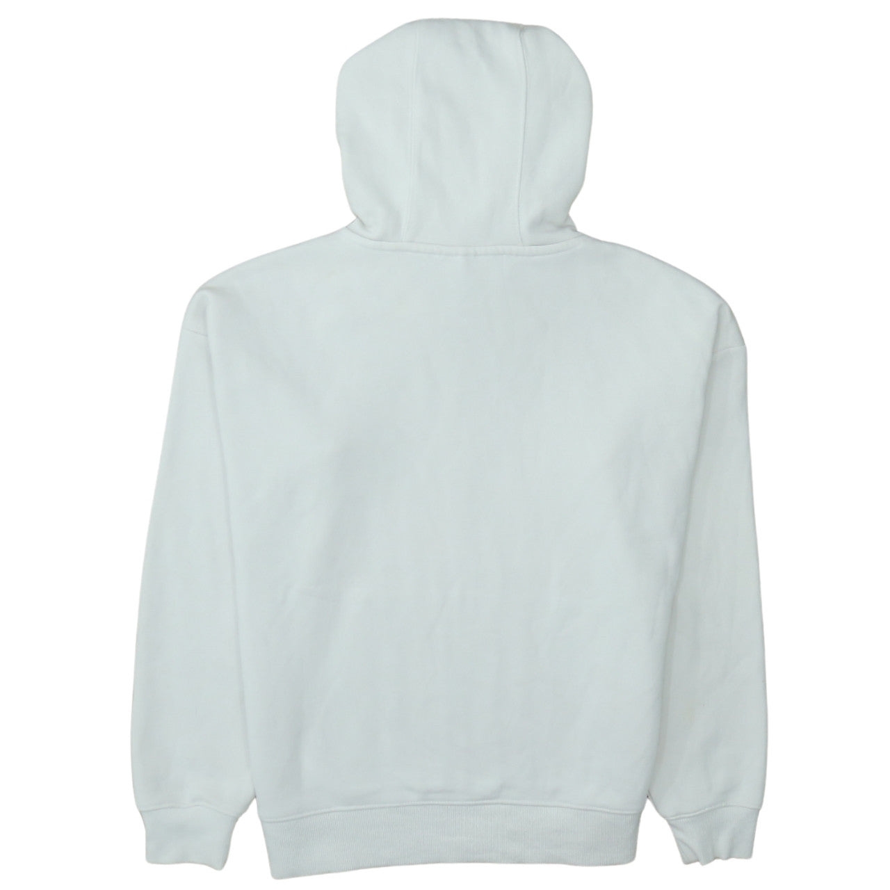 Fila Womens White Hooded Pullover Sweatshirt Size M Cotton Blend