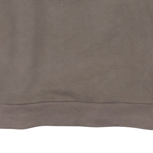 Diesel Women’s Brown Small Pullover Sweatshirt Cotton Blend
