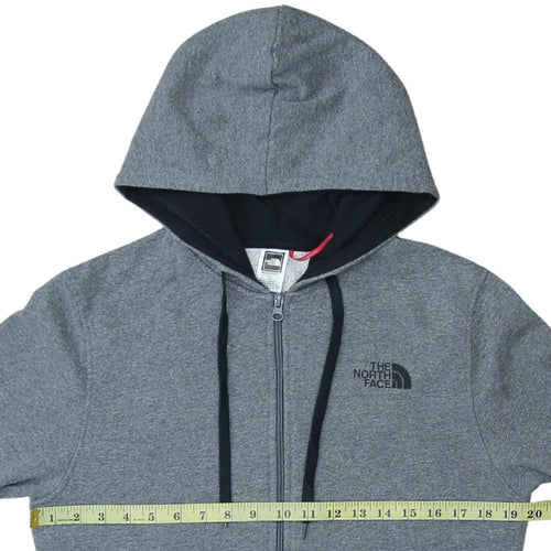 The North Face Men's Grey Full Zip Hoodie Size S