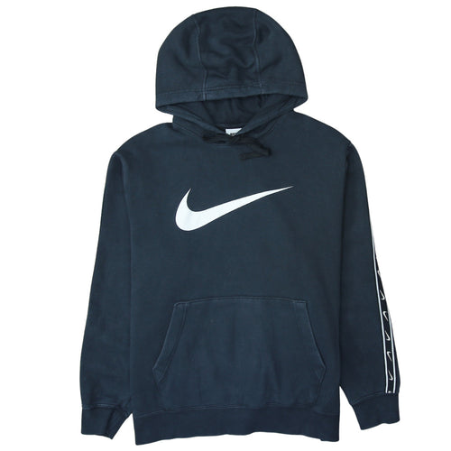 Nike Women’s Black Large Pullover Hoodie with Logo Print