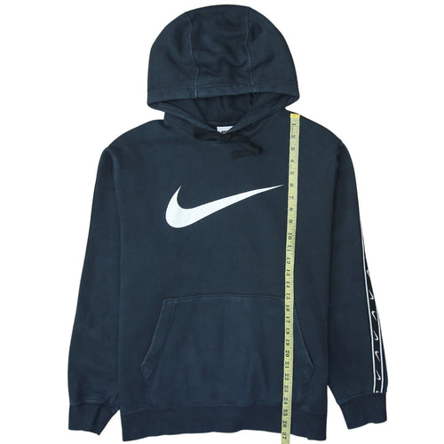 Nike Women’s Black Large Pullover Hoodie with Logo Print