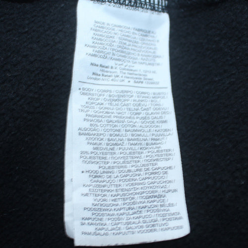Nike Women’s Black Large Pullover Hoodie with Logo Print