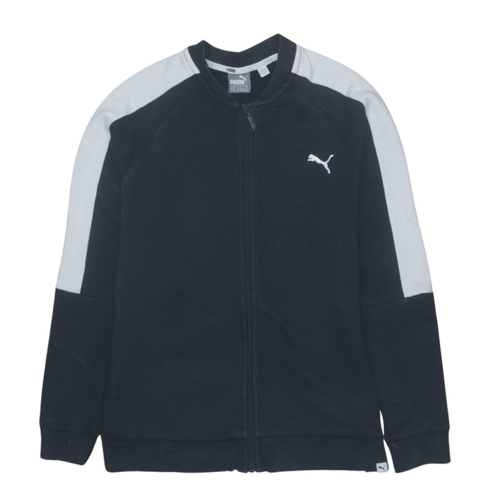 Puma Women Black Full Zip Hoodie XL Sportswear Comfortable Style