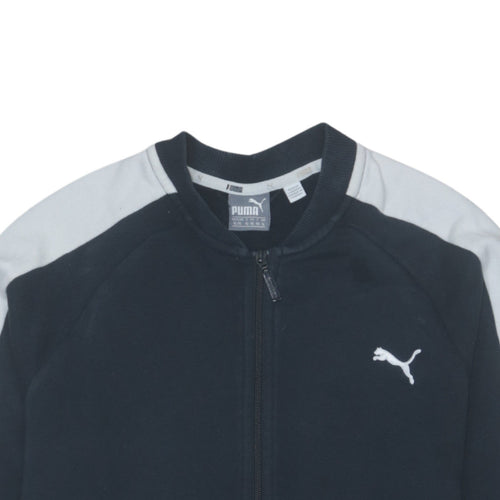 Puma Women Black Full Zip Hoodie XL Sportswear Comfortable Style