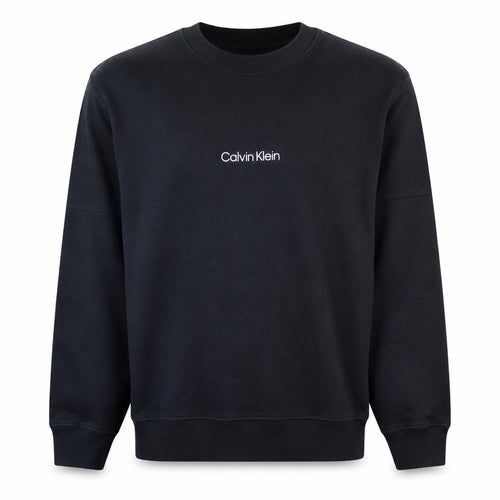 Calvin Klein Men's Black Logo Pullover Sweatshirt M