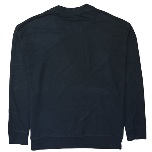 Calvin Klein Men's Black Logo Pullover Sweatshirt M