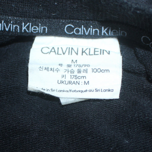 Calvin Klein Men's Black Logo Pullover Sweatshirt M