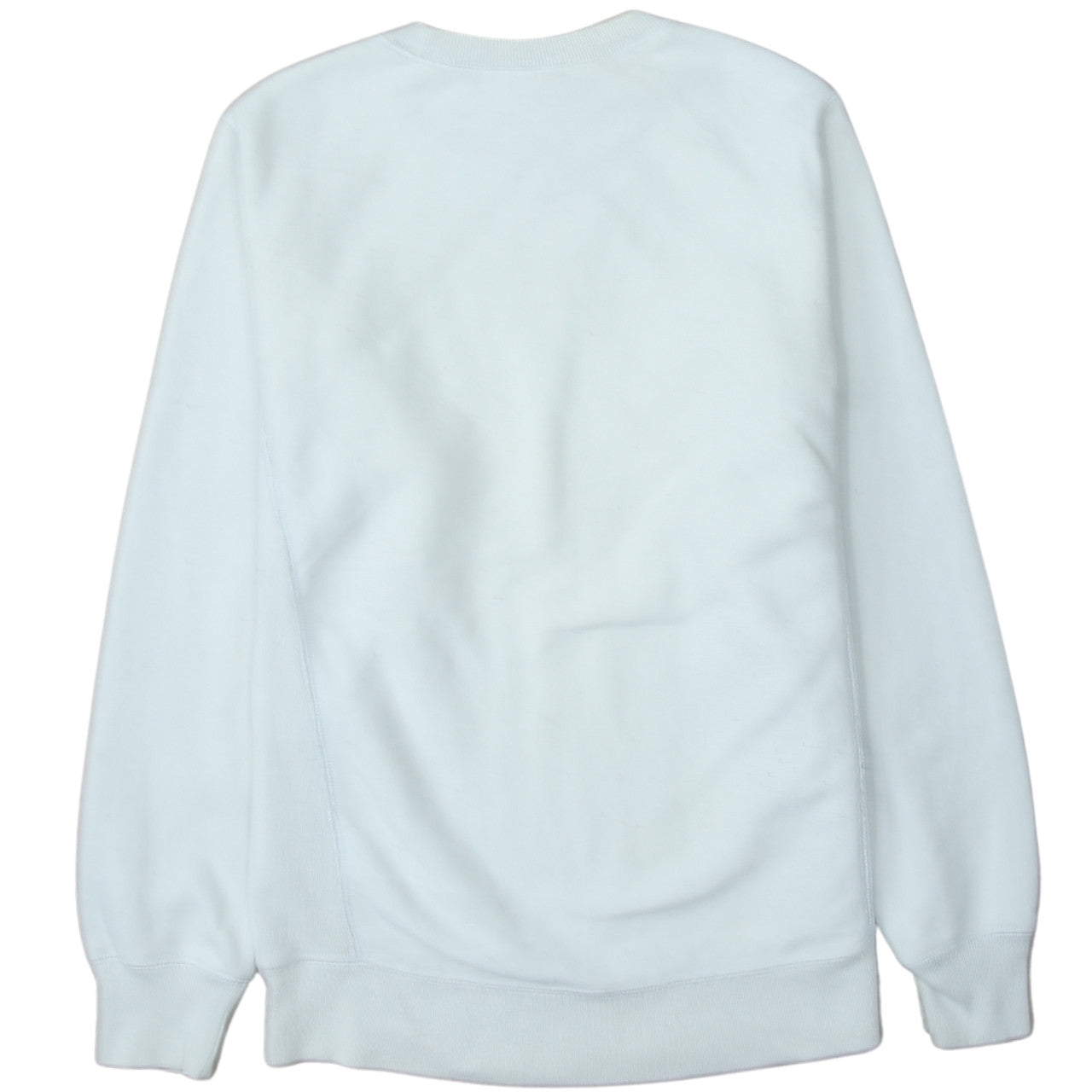 Champion Men's White Small Reverse Weave Pullover Sweatshirt