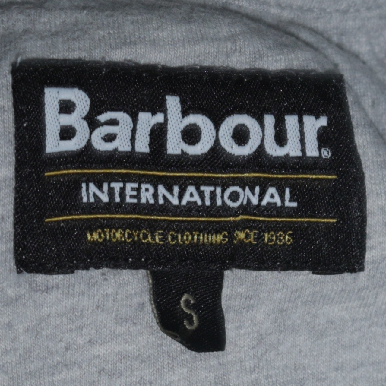Barbour Women Grey Basic T-Shirt Size S Short Sleeve Cotton