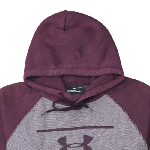 Under Armour Men's Purple Grey Pullover Hoodie Size Small