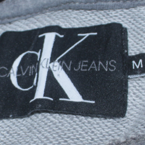 Calvin Klein Jeans Men's Grey Pullover Hoodie Size M